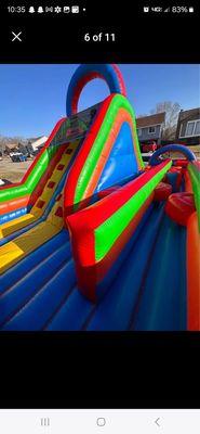 Inflatable obstacle course