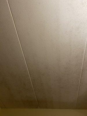 Dirty/damaged ceiling