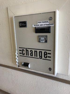 Change machine