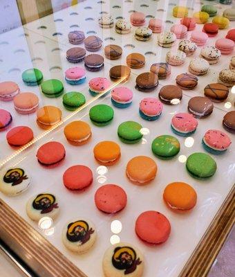 Macaron selection - current seasonal is Texas state fair theme