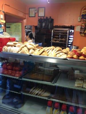 Lady behind counter