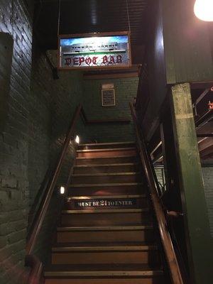 you must be 21 to ascend the steps