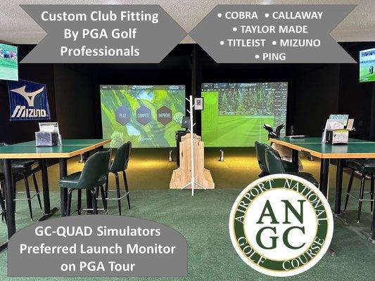 Play & Practice all winter long - Club fitting with all  Major Brands