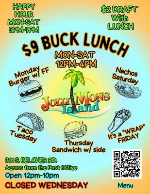 $9 LUNCH Specials