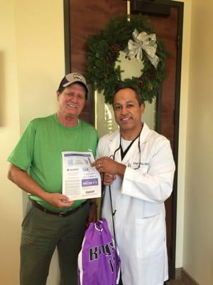 Congratulations Mr. Mick the winner of the Kings tickets giveaway!