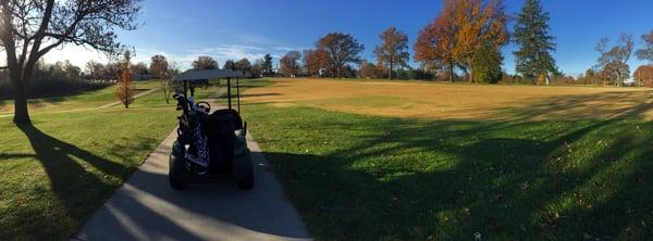 It's November but golfers are still playing in University City.