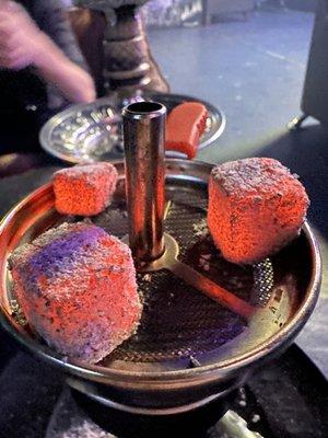 Coals are continuously rotated and managed to provide the best experience possible!