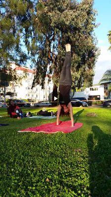 Handstands back in my life. Thanks Vargo for all your help!