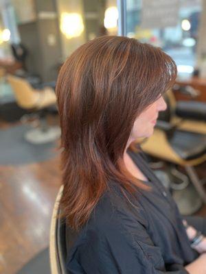 Beautiful cut and color!