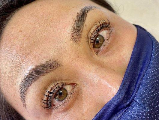 Keratin Lash Lift + Brow Lamination