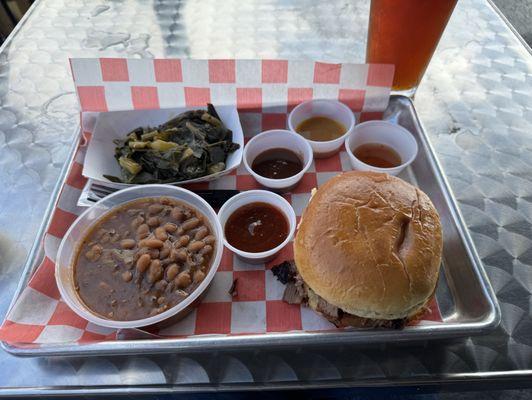 Bbq brisket sandwich!