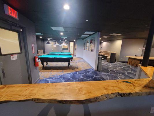 Pool tables, ping-pong table, lounge Karaoke room