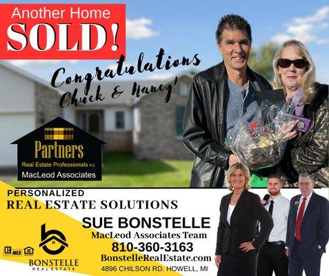 Buyers love working with Sue Bonstelle and MacLeod Associates Team with Partners Real Estate