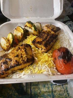 Salmon Fish Kabob