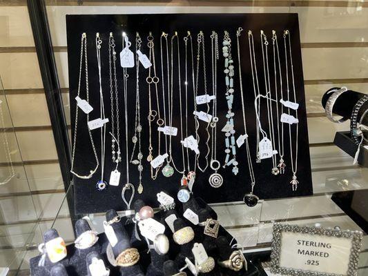 Sterling silver items