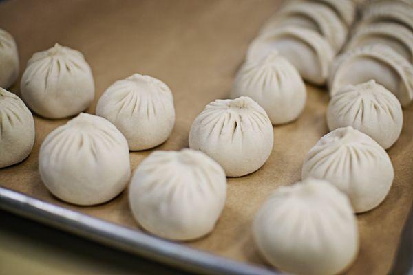 House made soup dumplings.