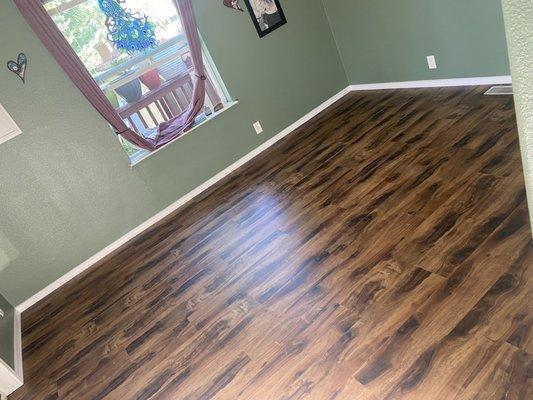 Finished floors