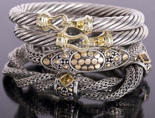 We buy/sell David Yurman, John Hardy, Dawkins, Lago, et.