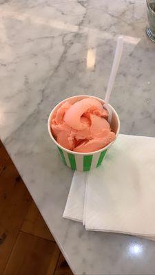 Watermelon sherbet