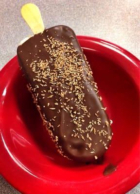 Hand dipped ice cream bars. Yummy!