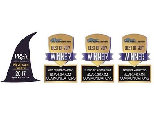 Boardroom PR Daily Business Review 2017 Winners