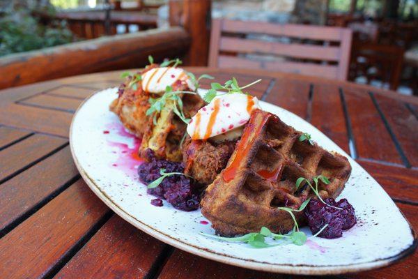 Chicken and Waffles on the Summer 2018 menu