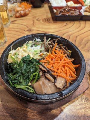 Vegetable bibimbop