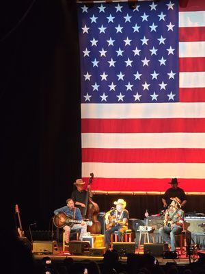 Willie Nelson playing on July 4th! It was a great concert!