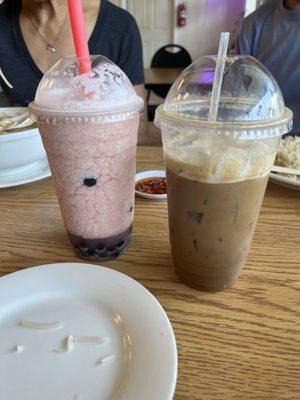 Strawberry Boba, Vietnamese Coffee