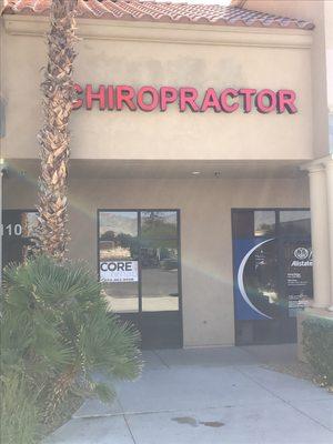 Outside of office, Las Vegas Chiropractor, Auto Injury treatment