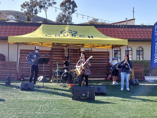 Drive-In outdoor worship and streaming live on Sundays at 5PM.