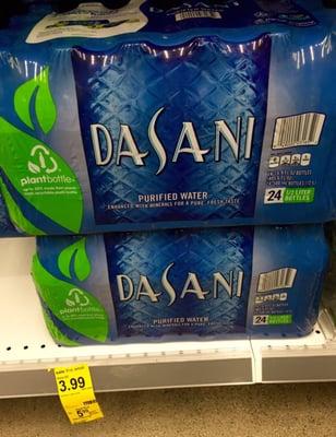 Dasani 24 Bottles for $3.99