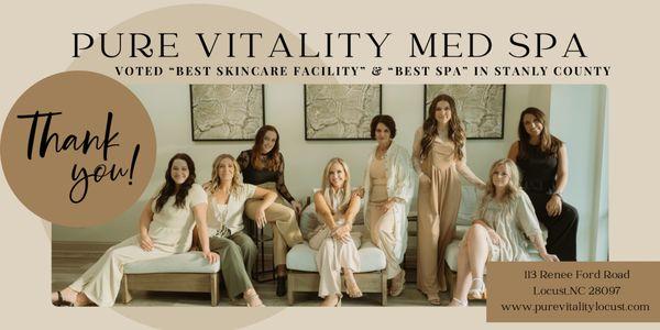 At Pure Vitality Med Spa, we're dedicated to helping you look and feel your absolute best.