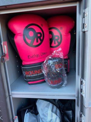 Boxing gloves and wraps