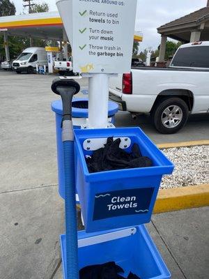 Clean towels always!