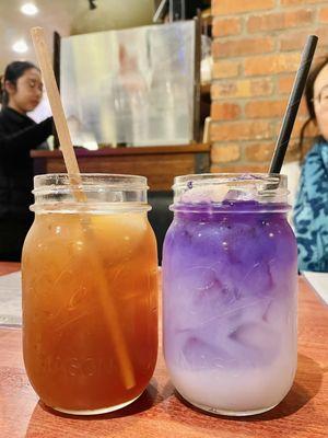 Lychee Iced Tea & Blue Lychee