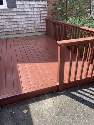 Deck painting