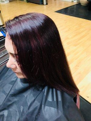 Cherry cola colour by Mariah