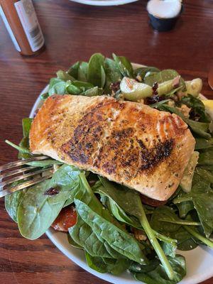 Salmon Spinach Salad