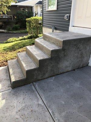 New construction steps