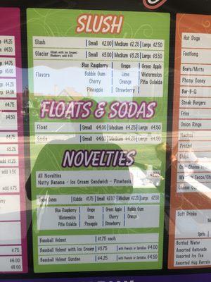 slush menu