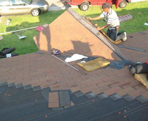 Roofing installation