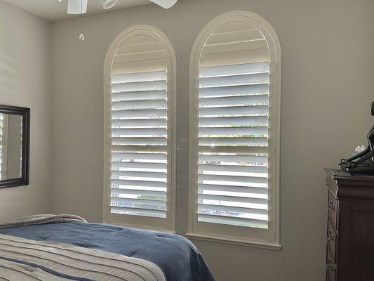 Arched shutters