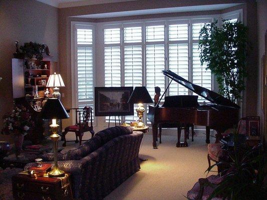 Wood Plantation Shutters make every room beautiful.