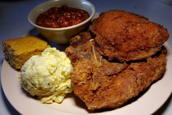 The Pork Chops dinner ... let me just say this, Wow!! :-)