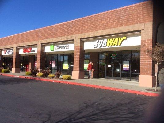 Subway next to Trader Joe's