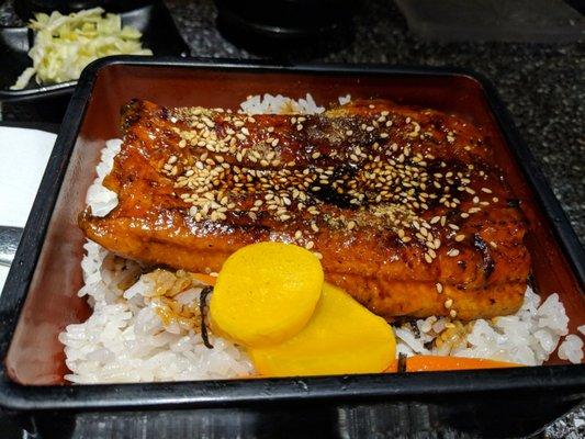 Eel on rice