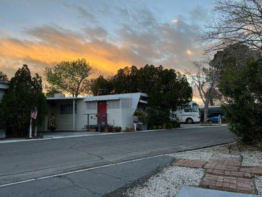 Sunset at the campground!