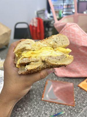 Sausage egg+ cheese