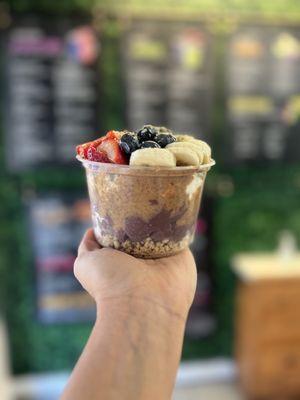 Açai berry bowl with Almond Butter